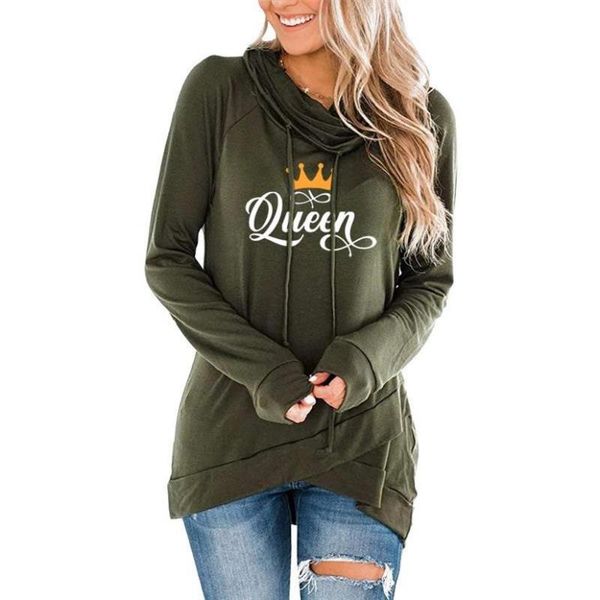 Women's Hoodies & Sweatshirts Women 2021 Autumn Winter Casual Fashion Quuen Cross Pullovers Long Sleeve Tops Oversized Hoodie, Black
Women's Hoodies & Sweatshirts Women 2021 Autumn Winter Casual Fashion Quuen Cross Pullovers Long Sleeve Tops Oversized Hoodie, Black