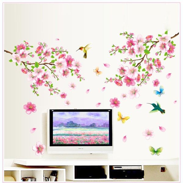 wall stickers sell peach flowers sticker tv background room decoration diy home plant decal art peel and stick
wall stickers sell peach flowers sticker tv background room decoration diy home plant decal art peel and stick