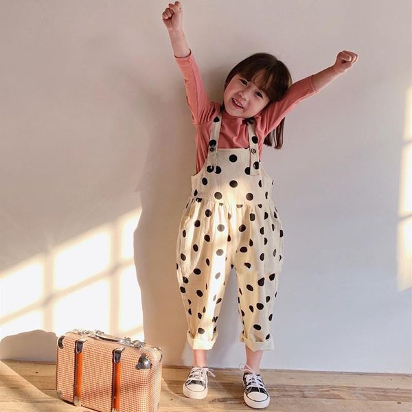 2021 new children girls boys kids overalls suspender fashion kids dots print trousers korean style toddler baby pants jumpsuits, Blue
2021 new children girls boys kids overalls suspender fashion kids dots print trousers korean style toddler baby pants jumpsuits, Blue