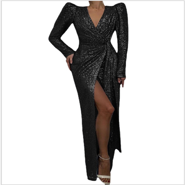 casual dresses european v neck club party long maxi dress female sheath vestidos femme, Black;gray
casual dresses european v neck club party long maxi dress female sheath vestidos femme, Black;gray
