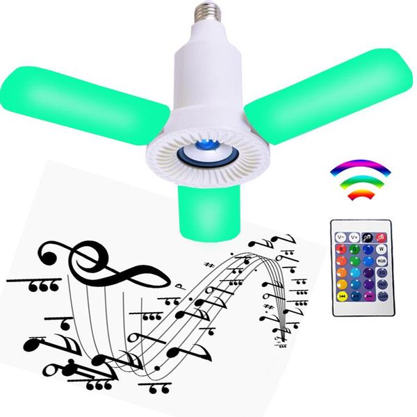 bulbs rgbw bluetooth music led garage light, 24-key remote control color changing player bulb, 30w
bulbs rgbw bluetooth music led garage light, 24-key remote control color changing player bulb, 30w