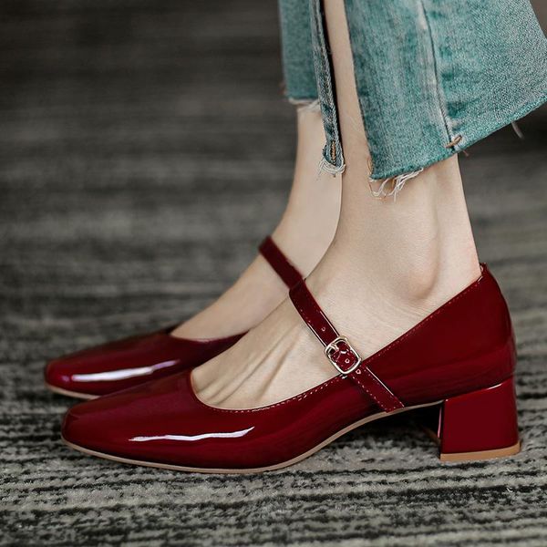 dress shoes fashion women's mary jane style ladies low heel shallow mouth round toe solid color party, Black
dress shoes fashion women's mary jane style ladies low heel shallow mouth round toe solid color party, Black