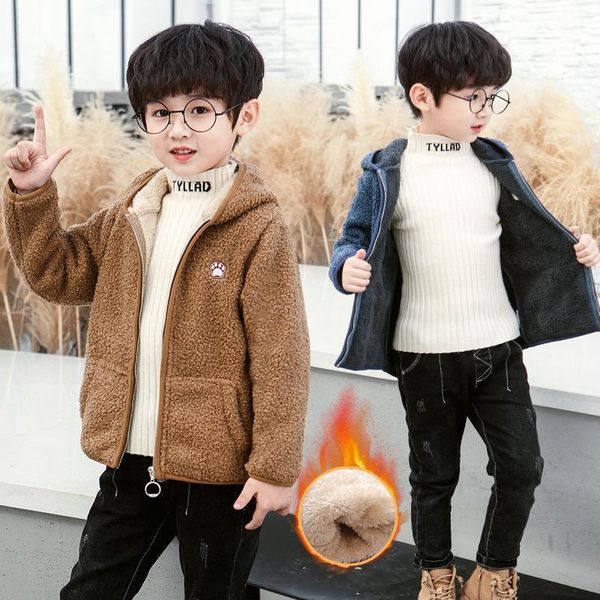 jackets boys baby's kids coats outwear 2021 soft thicken warm plus velvet winter autumn fleece cotton children's clothing1, Blue;gray
jackets boys baby's kids coats outwear 2021 soft thicken warm plus velvet winter autumn fleece cotton children's clothing1, Blue;gray