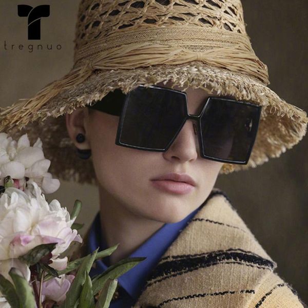 sunglasses tregnuo 2021 woman fashion european style large frame gradient color cover face, White;black
sunglasses tregnuo 2021 woman fashion european style large frame gradient color cover face, White;black