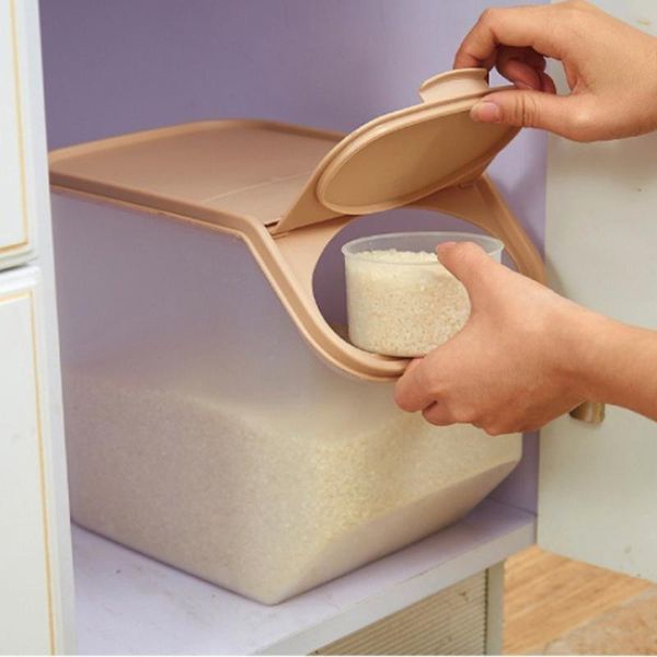 storage bottles & jars 5kg home rice bucket kitchen plastic grains insect-proof box sealed moisture-proof tank organizer
storage bottles & jars 5kg home rice bucket kitchen plastic grains insect-proof box sealed moisture-proof tank organizer