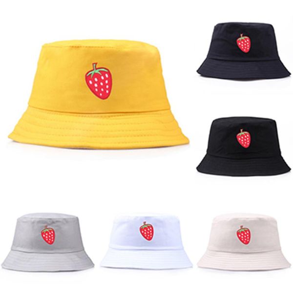 cloches fashion bucket hat boys and girls kids casual strawberry embroidery summer foldable outdoors fisherman cap l58, Blue;gray
cloches fashion bucket hat boys and girls kids casual strawberry embroidery summer foldable outdoors fisherman cap l58, Blue;gray