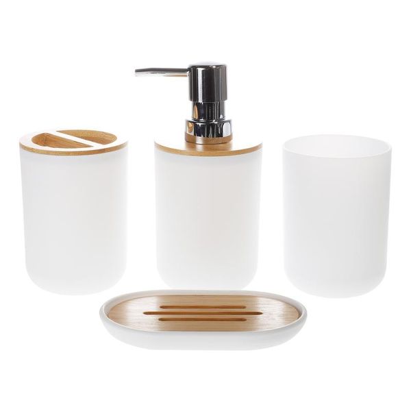 bath accessory set 1 toothpaste cup soap storage tray bathroom accessories toiletry (white)
bath accessory set 1 toothpaste cup soap storage tray bathroom accessories toiletry (white)