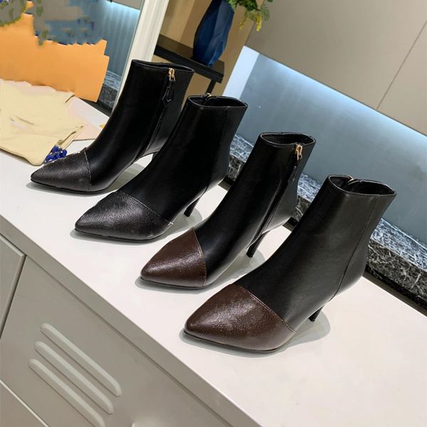 fashion cowhide women's thin heeled short riding boots high heeled boots pointed shoes short boots
fashion cowhide women's thin heeled short riding boots high heeled boots pointed shoes short boots