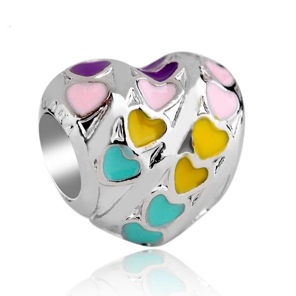 fits pandora bracelets 20pcs colourful heart enamel charms beads silver charms bead for women diy european necklace jewelry accessorie, Black
fits pandora bracelets 20pcs colourful heart enamel charms beads silver charms bead for women diy european necklace jewelry accessorie, Black