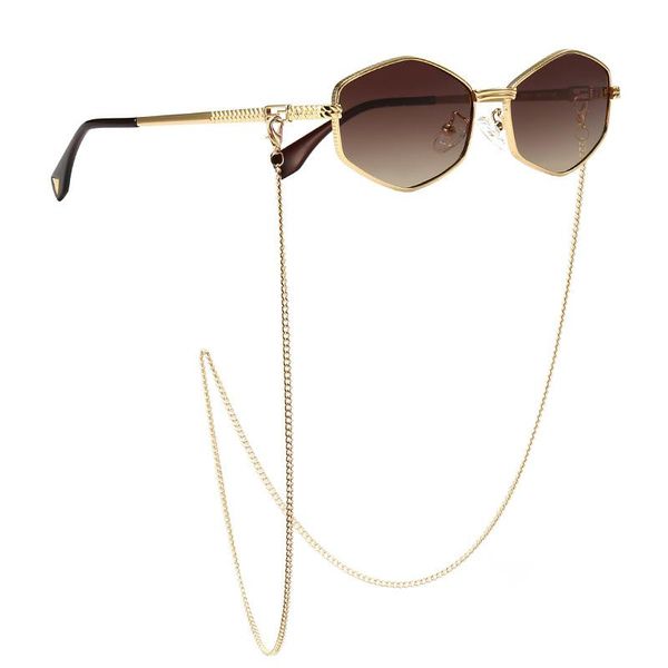 sunglasses attractive metal chain decorative for women retro small hexagonal eyewear men outdoor uv400 protection glasses, White;black
sunglasses attractive metal chain decorative for women retro small hexagonal eyewear men outdoor uv400 protection glasses, White;black