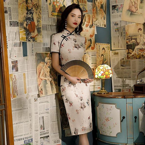 ethnic clothing women short sleeve cheongsam slim flower print elegant evening party qipao vestidos oversize 4xl, Red
ethnic clothing women short sleeve cheongsam slim flower print elegant evening party qipao vestidos oversize 4xl, Red