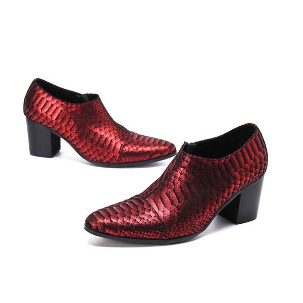 dress shoes christia bella red leather genuine men's high-heeled shoes big party dress jazz heels short boots zb04, Black
dress shoes christia bella red leather genuine men's high-heeled shoes big party dress jazz heels short boots zb04, Black