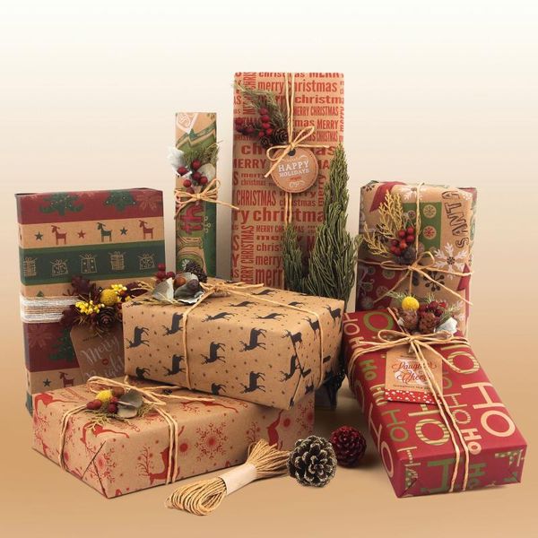other arts and crafts 6 sheets retro elk pattern gift wrapping paper christmas party present box packging 50x70cm
other arts and crafts 6 sheets retro elk pattern gift wrapping paper christmas party present box packging 50x70cm