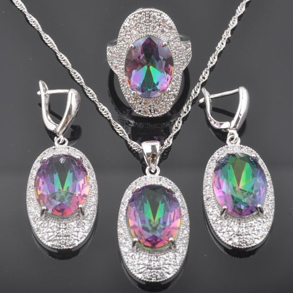 wedding jewelry sets 2021 rainbow zirconia 925 sterling silver women's gifts earrings pendant necklace rings set qz0586, Slivery;golden
wedding jewelry sets 2021 rainbow zirconia 925 sterling silver women's gifts earrings pendant necklace rings set qz0586, Slivery;golden