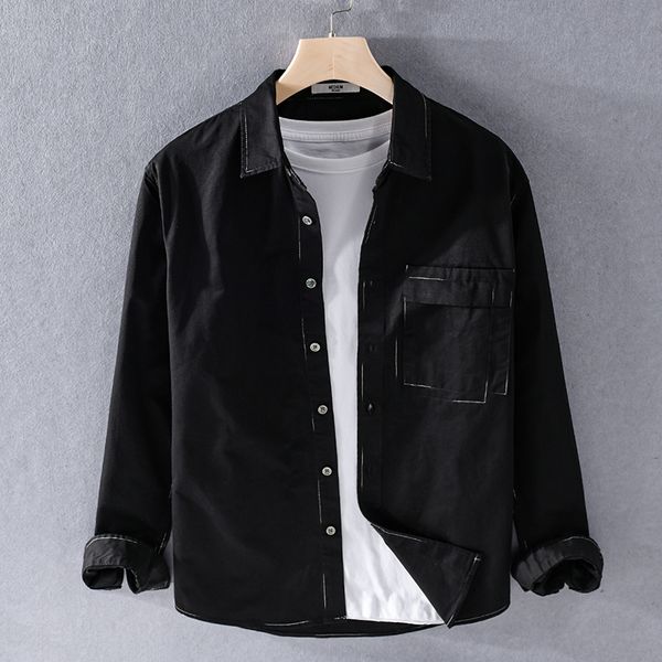 2021 100% cotton new arrival spring retro long sleeve brand fashion comfortable solid shirts for men chemise shirt mens 8b04, White;black
2021 100% cotton new arrival spring retro long sleeve brand fashion comfortable solid shirts for men chemise shirt mens 8b04, White;black