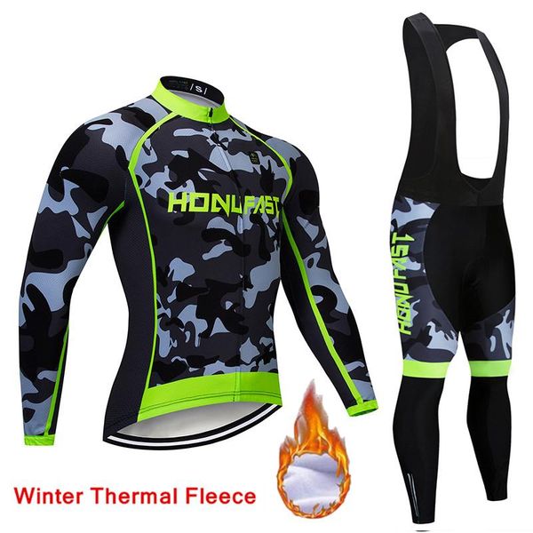 racing sets warm 2021 winter camouflage team cycling clothes thermal fleece man's jersey suit outdoor riding bike mtb clothing bib pant, Black;blue
racing sets warm 2021 winter camouflage team cycling clothes thermal fleece man's jersey suit outdoor riding bike mtb clothing bib pant, Black;blue