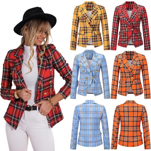 women's suits & blazers hirigin fashion women suit slim jacket plaid tailored collar long sleeves slim-waist buttons formal wrap coat f, White;black
women's suits & blazers hirigin fashion women suit slim jacket plaid tailored collar long sleeves slim-waist buttons formal wrap coat f, White;black