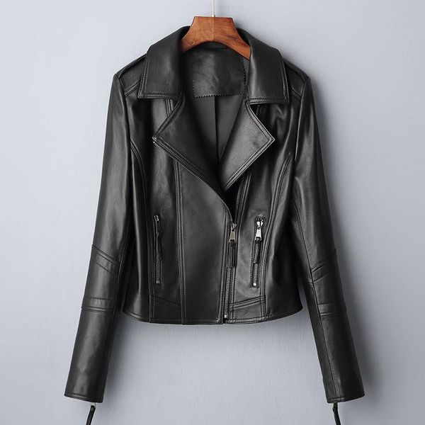 with thick short winter coat the new during the spring and autumn 2021 han edition add cotton pure sheep leather jacket, Black
with thick short winter coat the new during the spring and autumn 2021 han edition add cotton pure sheep leather jacket, Black