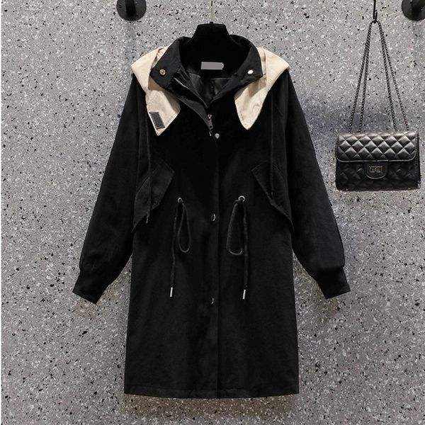 plus size outerwear & coats hooded long windbreaker coat autumn female loose black cardigan trench outwear oversize fashion safari style
plus size outerwear & coats hooded long windbreaker coat autumn female loose black cardigan trench outwear oversize fashion safari style