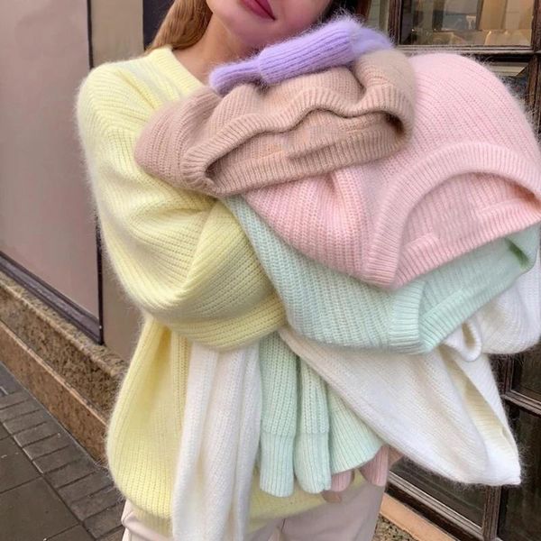 women's sweaters women soft loose knitted o neck 2021 winter warm solid long sleeve female pullovers basic knitwear jumper, White;black
women's sweaters women soft loose knitted o neck 2021 winter warm solid long sleeve female pullovers basic knitwear jumper, White;black