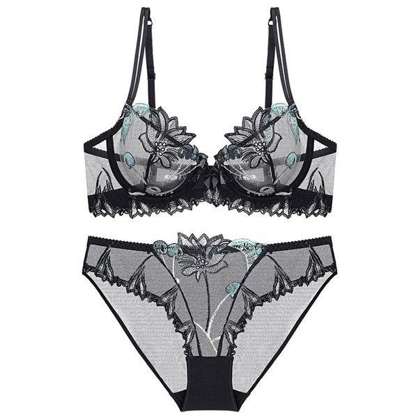 ultra thin bra set transparent plus size underwire bra underwear sets women embroidery ensemble lingerie femme womens intimates, Red;black
ultra thin bra set transparent plus size underwire bra underwear sets women embroidery ensemble lingerie femme womens intimates, Red;black