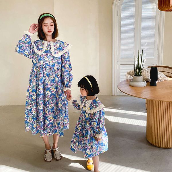 new parent-child 2021 spring high fashion small end frh mother's drs fashionable long sleeve princs skirt, Blue
new parent-child 2021 spring high fashion small end frh mother's drs fashionable long sleeve princs skirt, Blue