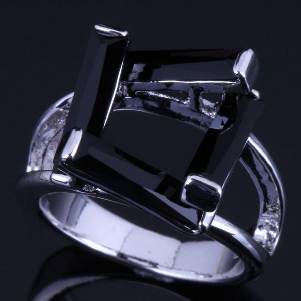 cluster rings absorbing rectangle black cubic zirconia silver plated ring v0614, Golden;silver
cluster rings absorbing rectangle black cubic zirconia silver plated ring v0614, Golden;silver