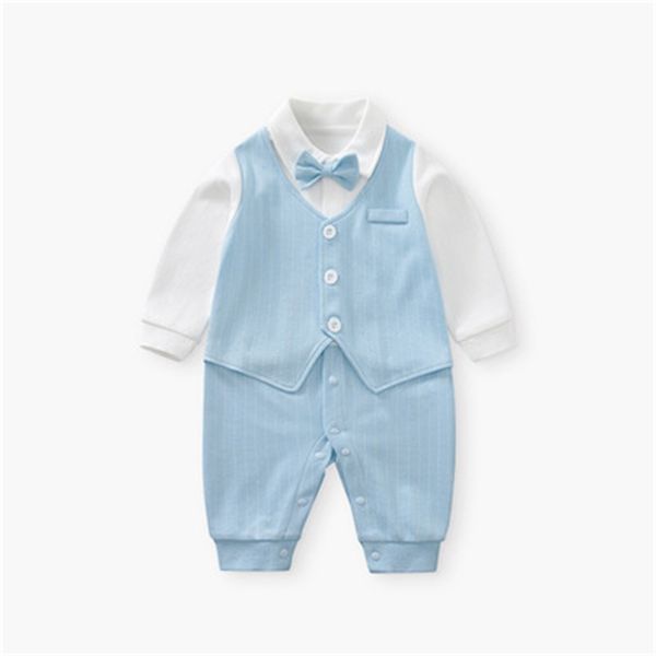 2022ins wind long-sleeved new baby one-piece romper baby boy romper cotton gentleman clothing, White
2022ins wind long-sleeved new baby one-piece romper baby boy romper cotton gentleman clothing, White