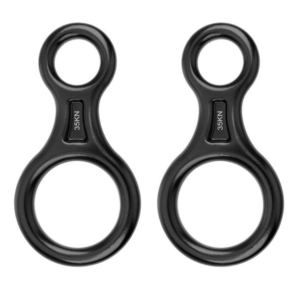 cords, slings and webbing 2 pcs figure 8 shape rock climbing rappel abseil rope rescue descender 35kn safety gear rappelling accessories
cords, slings and webbing 2 pcs figure 8 shape rock climbing rappel abseil rope rescue descender 35kn safety gear rappelling accessories