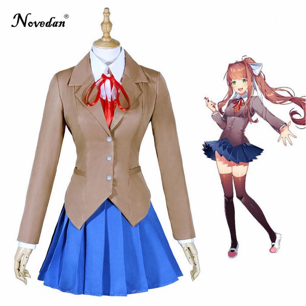 anime costumes doki doki literature club monika cosplay sayori yuri natsuki cosplay costume anime japanese school uniform girl women costume, Black
anime costumes doki doki literature club monika cosplay sayori yuri natsuki cosplay costume anime japanese school uniform girl women costume, Black