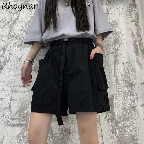 women's shorts women pockets basic neutral cool japanese style fashion streetwear simple students leisure all-match summer loose female, White;black
women's shorts women pockets basic neutral cool japanese style fashion streetwear simple students leisure all-match summer loose female, White;black