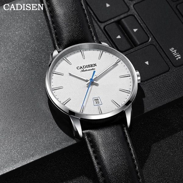 wristwatches cadisen brand men watch automatic mechanical luxury sapphire 50m waterproof auto date japan movement leather strap, Slivery;brown
wristwatches cadisen brand men watch automatic mechanical luxury sapphire 50m waterproof auto date japan movement leather strap, Slivery;brown