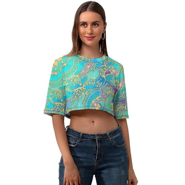 women's t-shirt turquoise crop t shirt street style simple lady short sleeve printed o neck polyester tee, White
women's t-shirt turquoise crop t shirt street style simple lady short sleeve printed o neck polyester tee, White