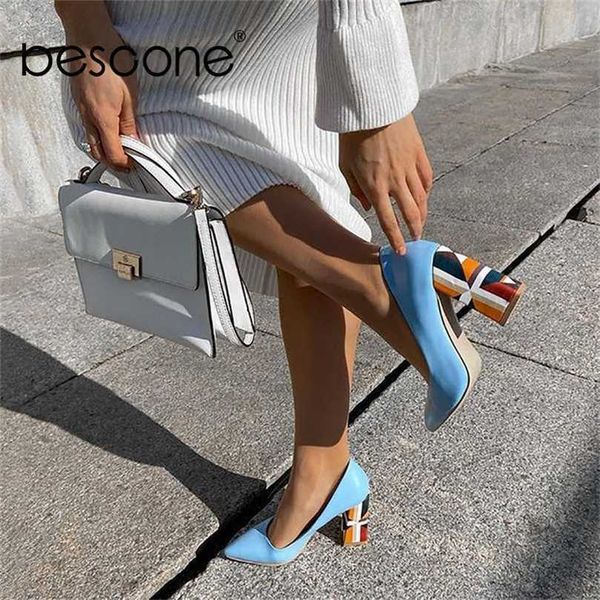 bescone stylish women pumps slip-on shallow pattern square heel shoes basic pointed toe handmade dress ladies by113 211123, Black
bescone stylish women pumps slip-on shallow pattern square heel shoes basic pointed toe handmade dress ladies by113 211123, Black
