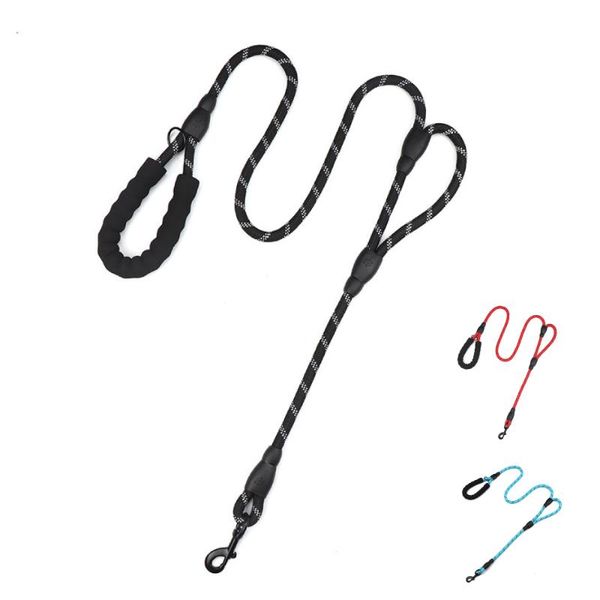 dog collars & leashes heavy duty leash for large dogs 2 soft padded handles comfortable reflective pet training strong rope supplies
dog collars & leashes heavy duty leash for large dogs 2 soft padded handles comfortable reflective pet training strong rope supplies