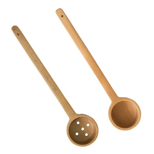 spoons 2pcs wood long handle coffee bean colander ramen spoon tableware for kitchen home (soup spoon+colander)
spoons 2pcs wood long handle coffee bean colander ramen spoon tableware for kitchen home (soup spoon+colander)