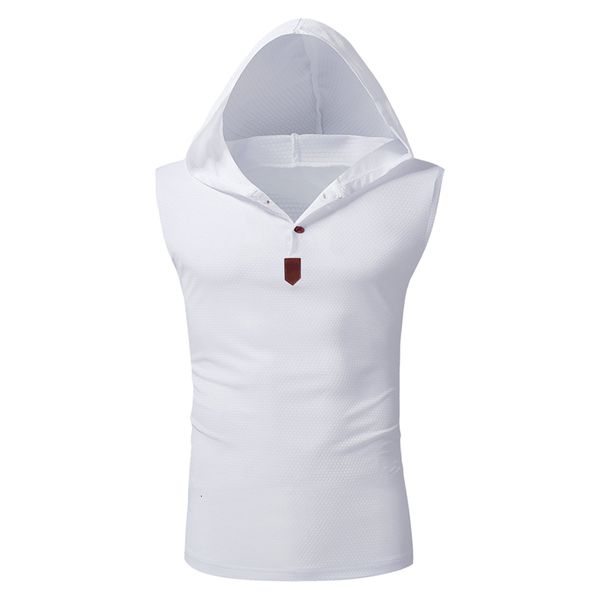 men's t-shirt fashions summer sleeveless with hoodie casual male vest skinny pullovers sweatshirt shirt clothes 5ll4, White;black
men's t-shirt fashions summer sleeveless with hoodie casual male vest skinny pullovers sweatshirt shirt clothes 5ll4, White;black