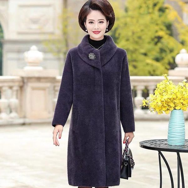 women's knits & tees 2021 winter middle aged women faux mink cashmere comfortable long sweater cardigans outwear lady warm knit loose, White
women's knits & tees 2021 winter middle aged women faux mink cashmere comfortable long sweater cardigans outwear lady warm knit loose, White