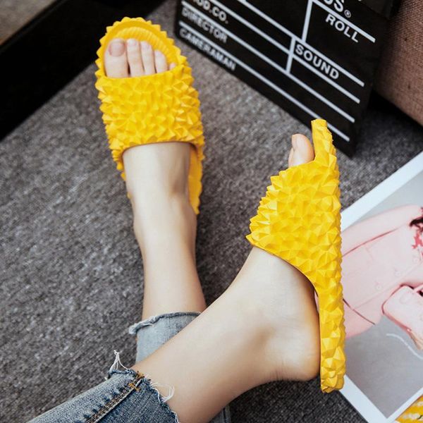 slippers fashion funny durian shoes summer flip flops for women casual solid women's outdoor beach slides sandals, Black
slippers fashion funny durian shoes summer flip flops for women casual solid women's outdoor beach slides sandals, Black