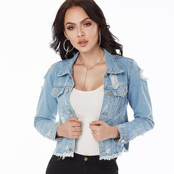 women's jackets euroepean style woman coats long sleeve spring autumn female retro denim jacket women, Black;brown
women's jackets euroepean style woman coats long sleeve spring autumn female retro denim jacket women, Black;brown