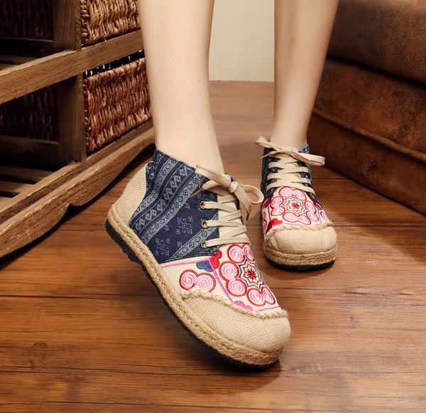 lace-up cotton cloth flats moccasins linen hemp round toe totem embroidered ethnic style fashion beautiful shoes 20 0s5f, Black
lace-up cotton cloth flats moccasins linen hemp round toe totem embroidered ethnic style fashion beautiful shoes 20 0s5f, Black