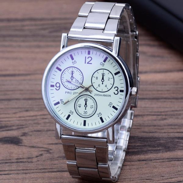 wristwatches watches 2021 blueray glass steel watch female three-eye quartz gift men's wristwatch mens sports men, Slivery;brown
wristwatches watches 2021 blueray glass steel watch female three-eye quartz gift men's wristwatch mens sports men, Slivery;brown