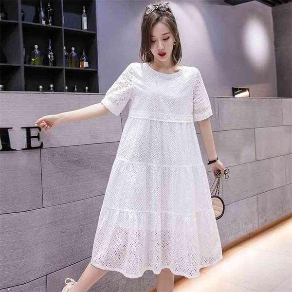 1730# summer chic ins cotton lace maternity long dress hollow out white clothes for pregnant women fashion pregnancy 210721
1730# summer chic ins cotton lace maternity long dress hollow out white clothes for pregnant women fashion pregnancy 210721