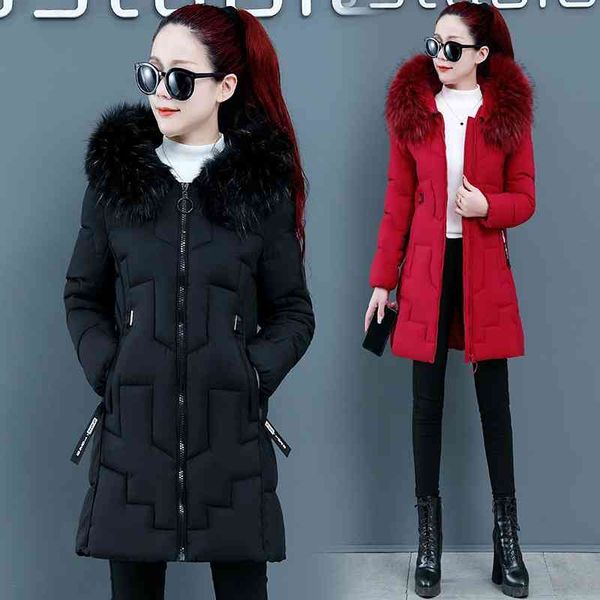 2021 new cotton padded jacket winter coat women's loose thick down medium and long, Black
2021 new cotton padded jacket winter coat women's loose thick down medium and long, Black