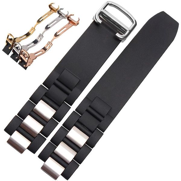 watch bands 20*10mm silicone strap for 21chronoscaph car w10197u2 w10125u2 black white men's and women's waterproof folding buckle, Black;brown
watch bands 20*10mm silicone strap for 21chronoscaph car w10197u2 w10125u2 black white men's and women's waterproof folding buckle, Black;brown