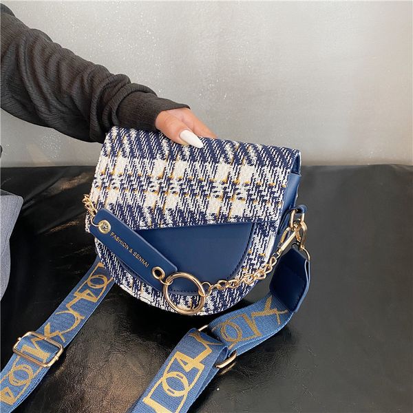 designer bags saddle female 2021 new korean fashion checkered single wide shoulder belt small xiangfeng messenger bag
designer bags saddle female 2021 new korean fashion checkered single wide shoulder belt small xiangfeng messenger bag