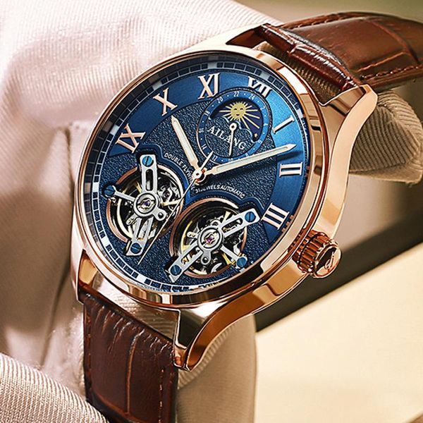 wristwatches automatic mechanical switzerland tourbillon men watches fashion luxury leather strap watch waterproof 30m clock relogio reloj, Slivery;brown
wristwatches automatic mechanical switzerland tourbillon men watches fashion luxury leather strap watch waterproof 30m clock relogio reloj, Slivery;brown