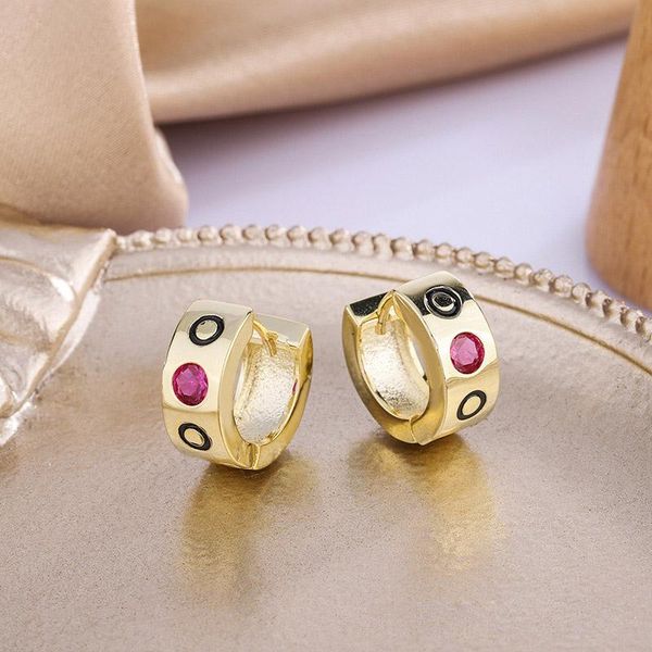 hoop & huggie drops glaze women's jewelry round earrings for girls black zircon gold color ear gift accessories wholesale kbe253, Golden;silver
hoop & huggie drops glaze women's jewelry round earrings for girls black zircon gold color ear gift accessories wholesale kbe253, Golden;silver
