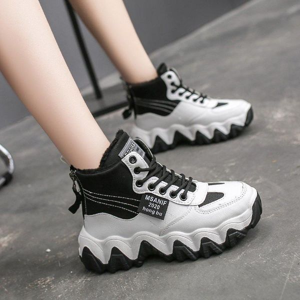 boots casual sports womens shoes winter warm and velvet women's color matching high-non-slip wear-resistant snow, Black
boots casual sports womens shoes winter warm and velvet women's color matching high-non-slip wear-resistant snow, Black