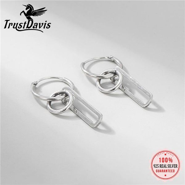 hoop & huggie trustdavis real 925 sterling thai silver earring fashion round rectangle for women wedding party jewelry da2586, Golden;silver
hoop & huggie trustdavis real 925 sterling thai silver earring fashion round rectangle for women wedding party jewelry da2586, Golden;silver